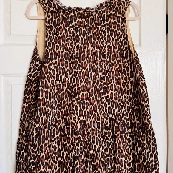 Tommy BAHAMA linen leopard dress size XL - Picture 4 of 8